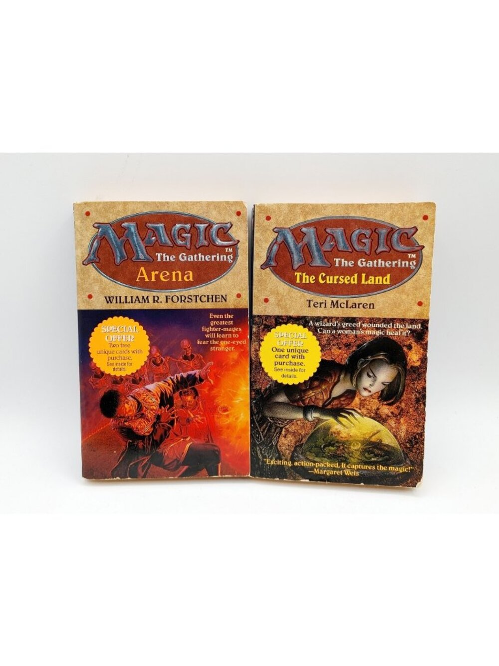 Magic The Gathering Arena William R. Forstchen & The Cursed Land Paperback Books